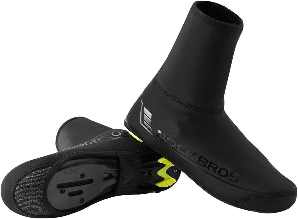 ROCKBROS Überschuhe Fahrrad Shoecover Überzieher für Radsport Rennrad MTB Abdeckung Windfest Damen H