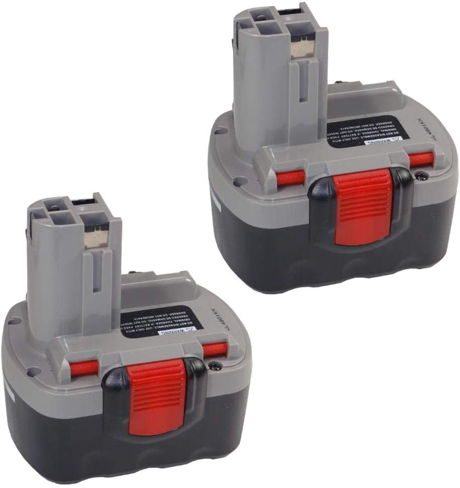 2x Trade-Shop Premium Akku 14,4V 3000mAh ersetzt Bosch 2 607 335 711, 2 607 335 263, 2 607 335 418,