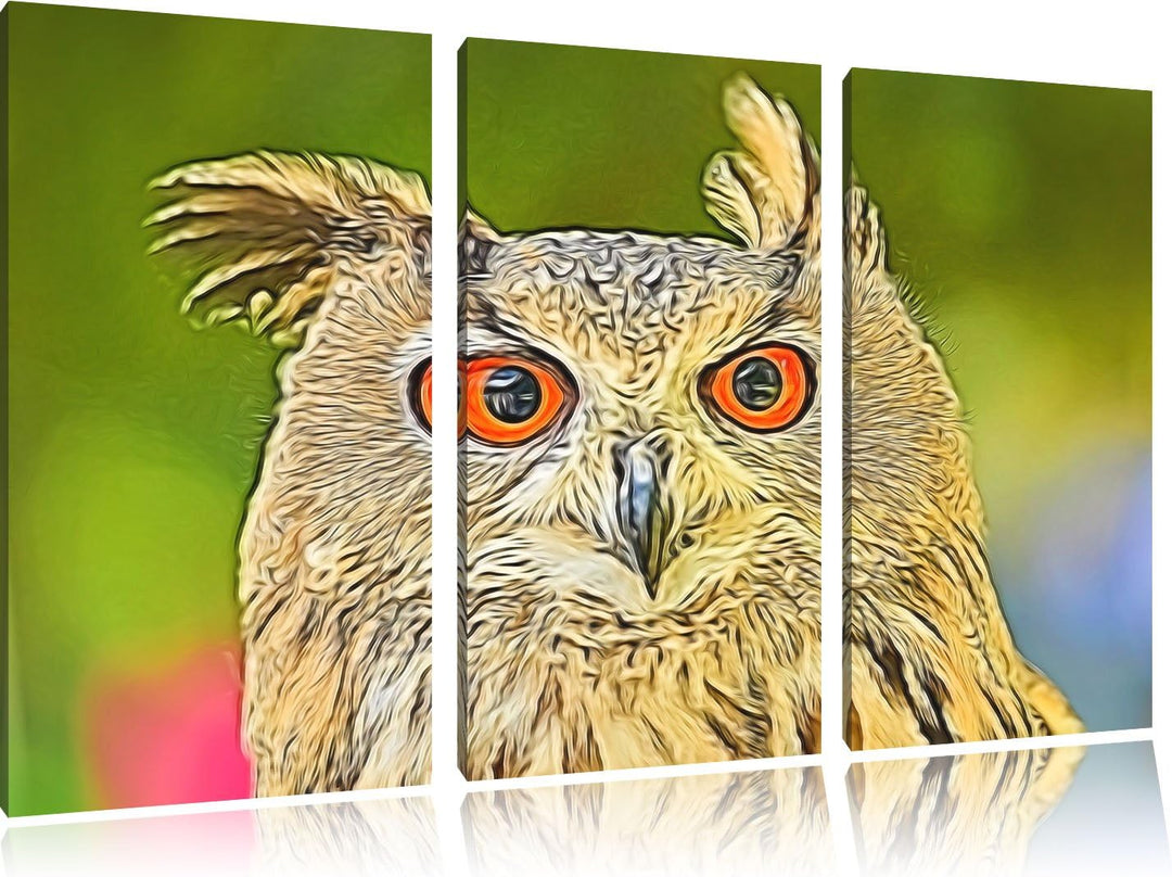 Nachdenklicher Eisbär Spezial 3-Teiler Leinwandbild 120x80 Bild auf Leinwand, XXL riesige Bilder fer