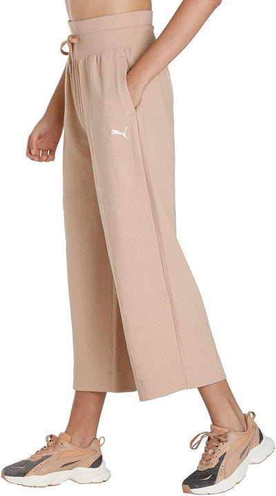 PUMA HER Damen Straight Leg Hose XS Dusty Tan Beige, XS Dusty Tan Beige