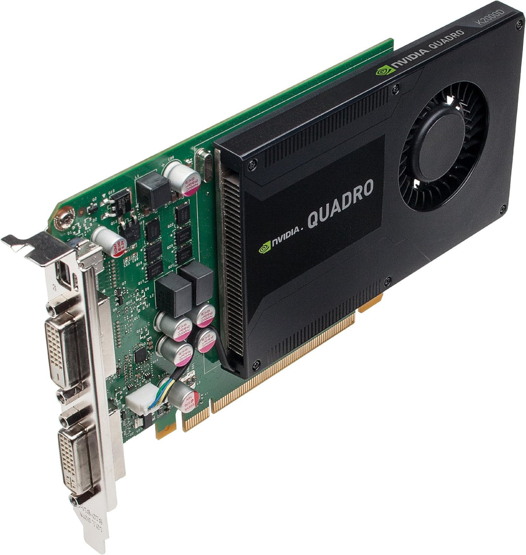 PNY NVIDIA Quadro K2000D Grafikkarte (2 GB, GDDR5) Teilenummer: VCQK2000D-PB