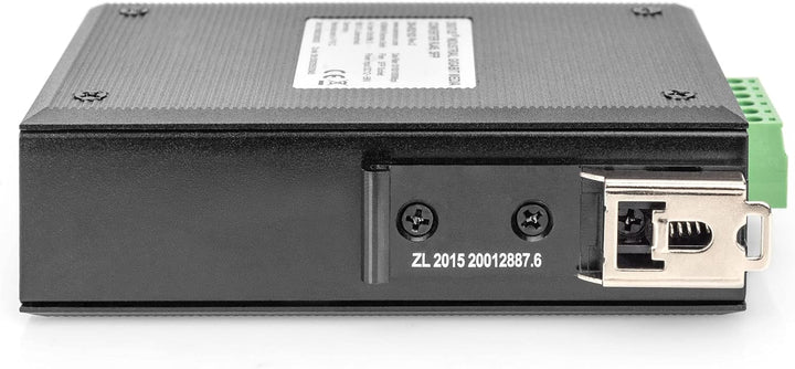 DIGITUS DIN-Rail Medienkonverter - SFP Port - Gbit Ethernet - RJ45 / SFP - 10/100/1000BaseTX zu 1000