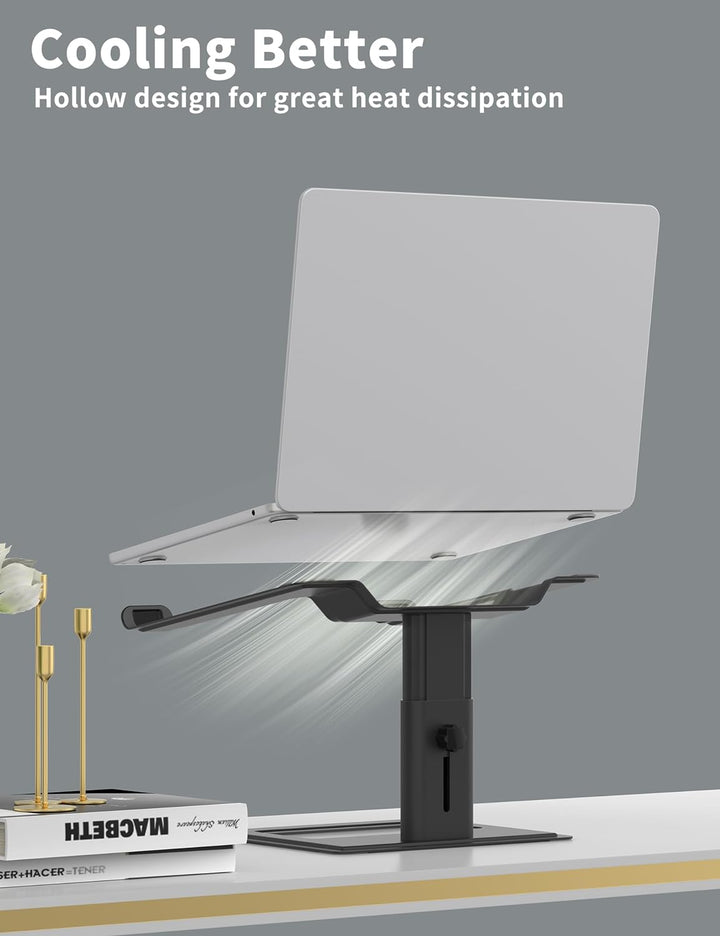 SOUNDANCE Laptop-Ständer für Schreibtisch, verstellbar, ergonomischer Laptop-Ständer für den Schreib