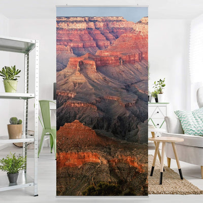 Bilderwelten Raumteiler Grand Canyon nach dem Sonnenuntergang 250x120cm mit transp. Halterung inkl.