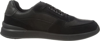 Clarks Herren Racelite Move Sneaker 39.5 EU Schwarz, 39.5 EU Schwarz