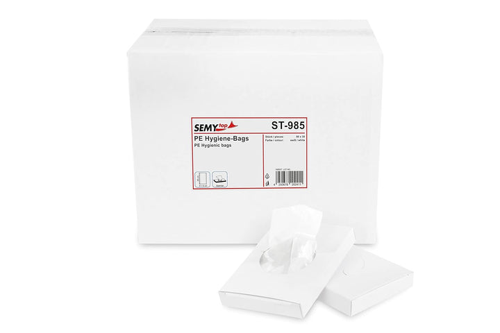 Semy Top Hygiene-Bags weiss, 50 Boxen a 30 Bags, 1er Pack (1 x 50 Stück)
