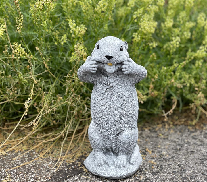 Stone and Style Steinfigur Murmeltier Max frostfest wetterfest Steinguss