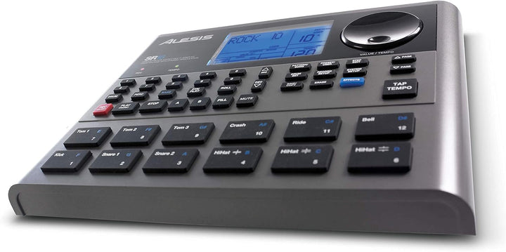 Alesis SR18 - Portables Drum Machine mit Effekten, 175 Preset Patterns und 32MB Samplespeicher & Ada