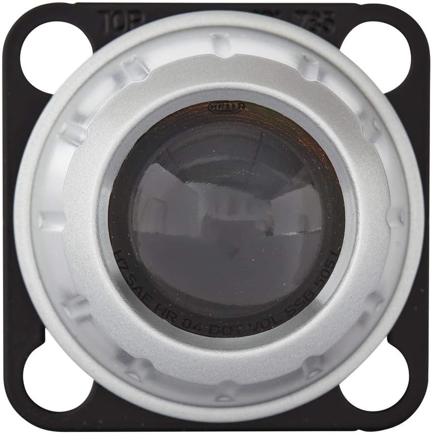 HELLA - Halogen/DE-Hauptscheinwerfer - Premium 50 - 12V - rund - Einbau - Lichtscheibenfarbe: transp