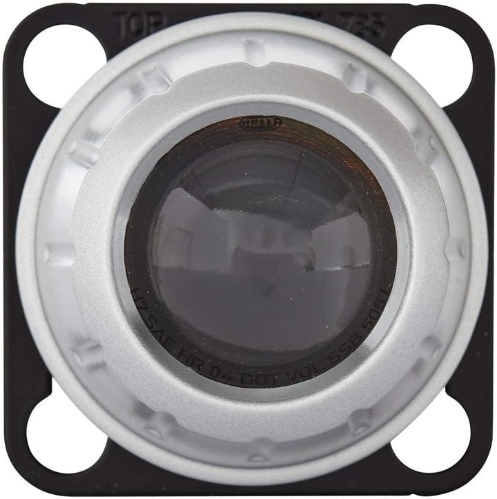 HELLA - Halogen/DE-Hauptscheinwerfer - Premium 50 - 12V - rund - Einbau - Lichtscheibenfarbe: transp