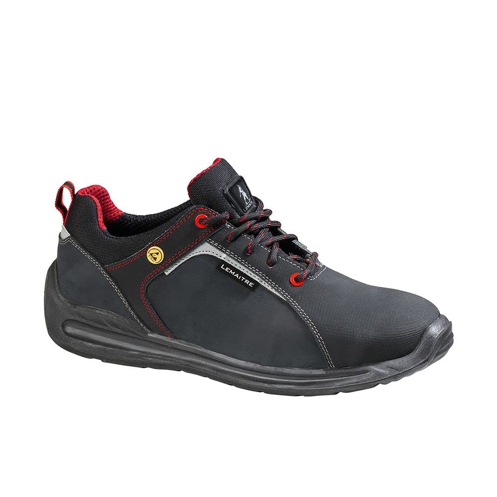 Lemaitre SULOS30NR38 SUPER X LOW S3 ESD Sicherheitsschuhe, Schwarz, Grösse 38 38 EU, 38 EU