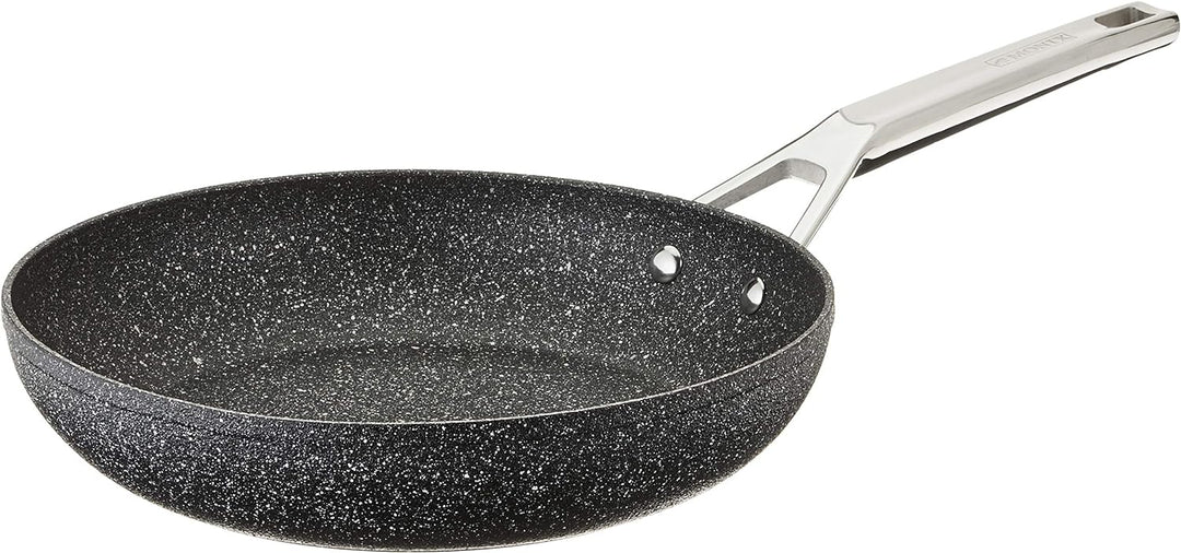 Monxi Mineral- Aluminium Stielpfanne 28 cm,geeignet für alle Arten von Küchen Auch Induktion, 28 cm