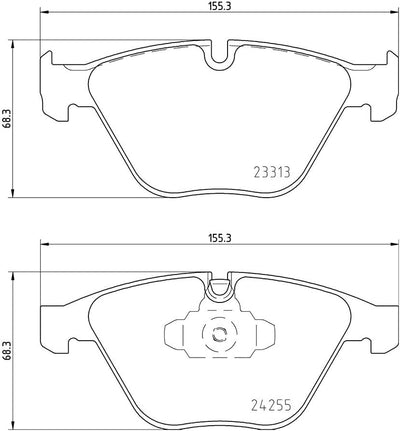 HELLA PAGID 8DB 355 013-931 Bremsbelagsatz - T1770 - Dicke/Stärke: 20.3mm - Bremssystem: Teves - für