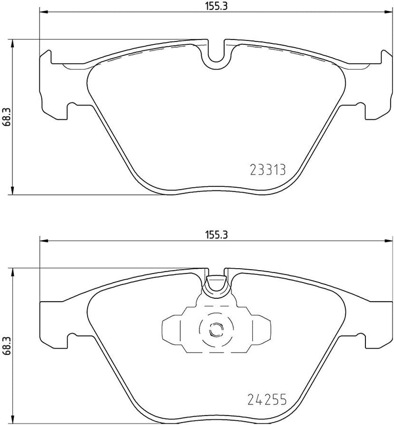 HELLA PAGID 8DB 355 013-931 Bremsbelagsatz - T1770 - Dicke/Stärke: 20.3mm - Bremssystem: Teves - für