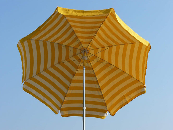 Maffei Sonnenschirm rund Venezia weiss/gelb 120,0 x 11,0 x 11,0 cm art181agialloriga