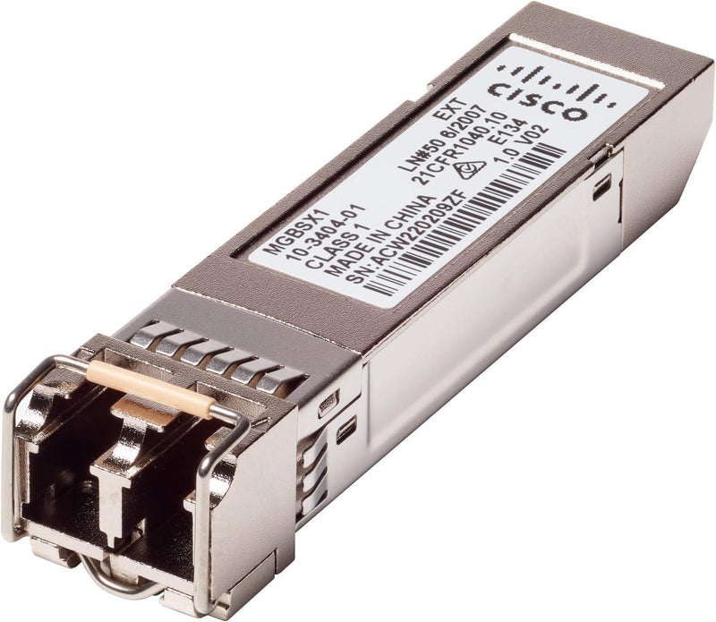 Cisco MGBSX1 Small Business GIGABIT Ethernet SFP (Mini-GBIC) Transceiver-Modul Switch, 1000Base-SX