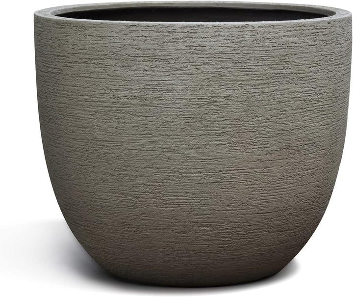 ESCHBACH® Pflanzkübel Egg Pot 60 Macchiato Grau Rund XL * 55 x 55 x 46 cm * 10 Jahre Garantie 55x55x