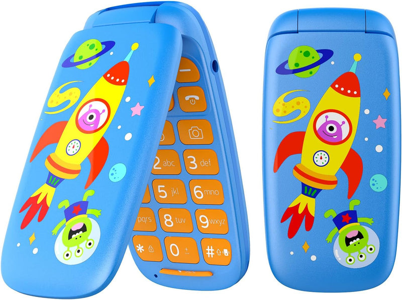 ukuu Klapphandy 1,8" GSM Kinderhandy Dual SIM Mobiltelefon ohne Vertrag mit grossen Tasten und Batte