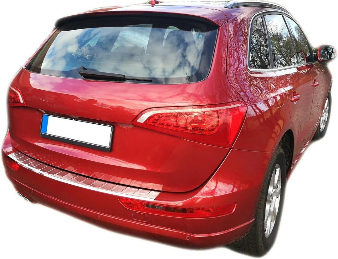Ladekantenschutz Edelstahl CHROM kompatibel für AUDI Q5, TYP 8R | 2008-2016 | mit Abkantung | premiu