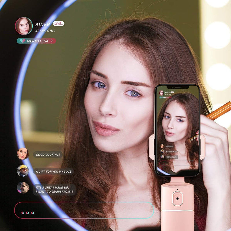 360° Face Tracking Halter für Live-Streaming Auto Tracking Selfie Stick Halter Smart Tracking Telefo