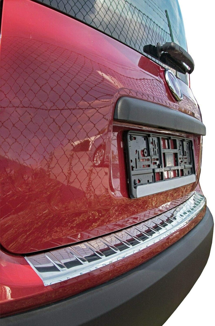 Ladekantenschutz Edelstahl CHROM kompatibel für FIAT PANDA | 312/319 ab 2012 | mit Abkantung | premi