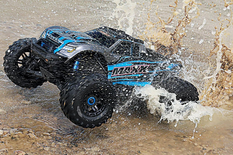 Traxxas 89076-4 MAXX RC Auto, Blau