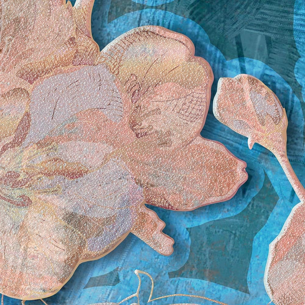 Wandbild XXL Blumen Natur Deko Kunst Bilder Abstraktes Design Beige 50x150 cm Deco panel 50x150 cm B