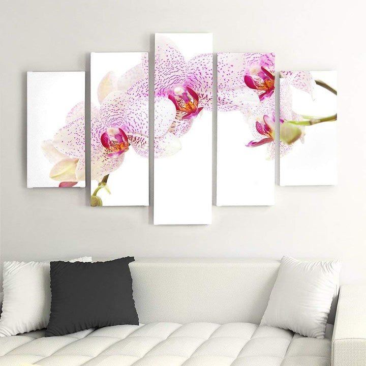 Feeby Frames, Leinwandbild, Bilder, Wand Bild - 5 Teile - Wandbilder, Kunstdruck, 250x120 cm, Typ A,